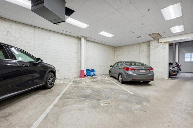 view of parking deck