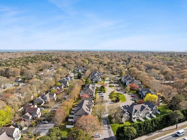 drone / aerial view featuring a residential view