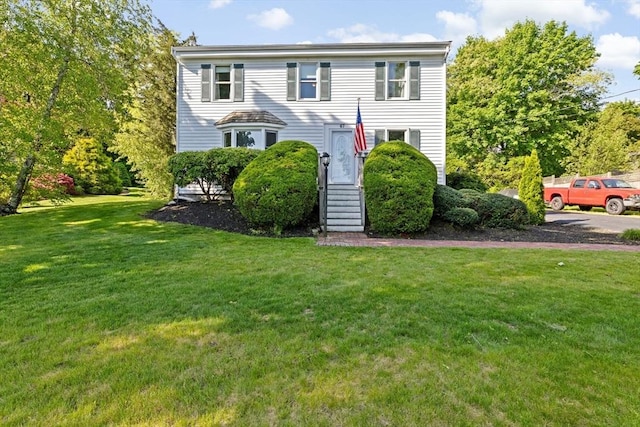 67 Greenfield Ln, Scituate, MA 02066 - view of front of house with a front yard