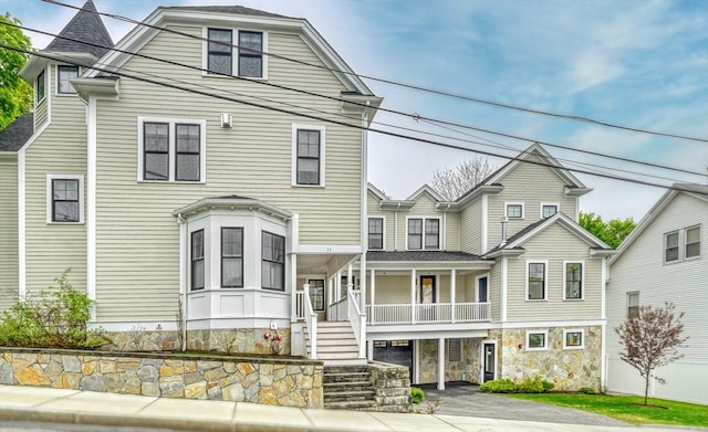 11 Conway St Unit 3, Boston, MA 02131 - victorian home featuring a porch and stairs