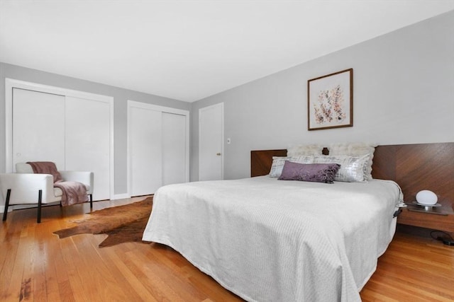 6 Cherry Ridge Rd, Acton, MA 01720 - bedroom with multiple closets and wood finished floors