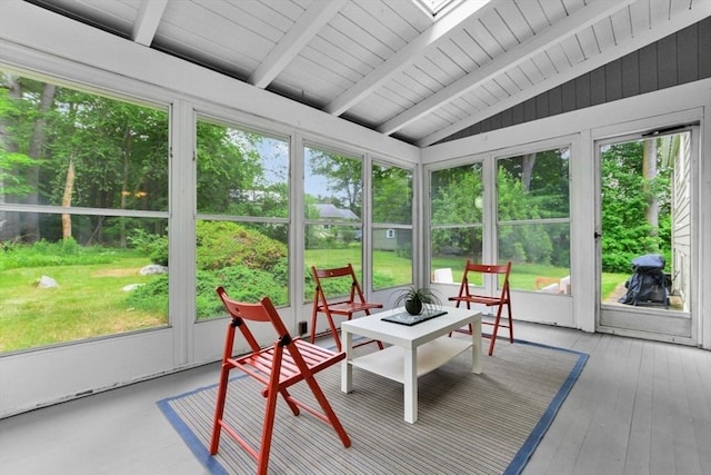 6 Cherry Ridge Rd, Acton, MA 01720 - sunroom featuring a skylight
