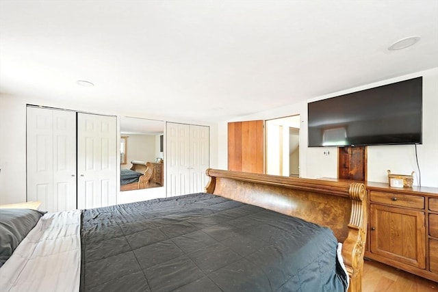 77 Marblehead St, North Reading, MA 01864 - bedroom with light wood-style floors and two closets