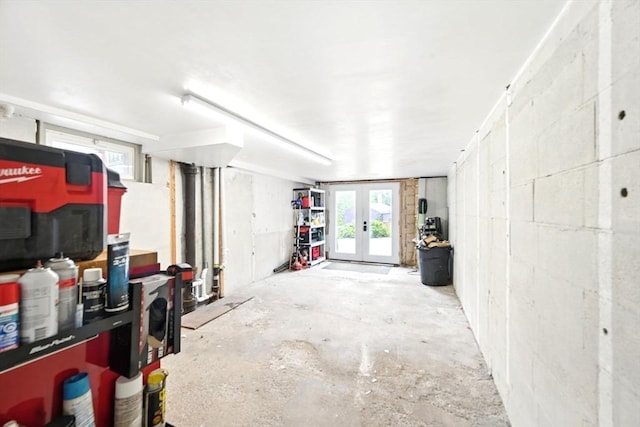 77 Marblehead St, North Reading, MA 01864 - below grade area featuring french doors