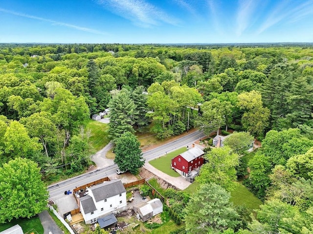 77 Marblehead St, North Reading, MA 01864 - drone / aerial view of a heavily wooded area