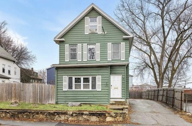 629 Cambridge St, Worcester, MA 01610 - traditional home with asphalt driveway and entry steps