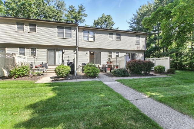 150 Hillside Rd Unit 2, Westfield, MA 01085 - rear view of property with a patio area and entry steps