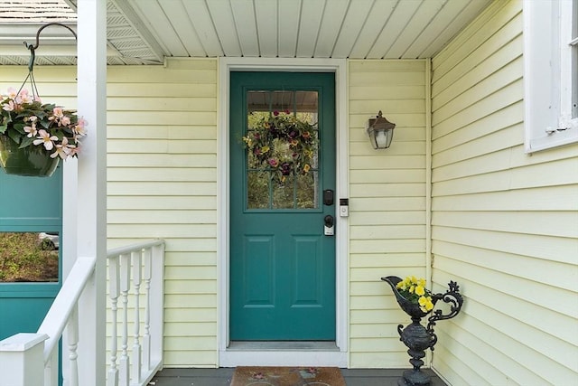 view of property entrance