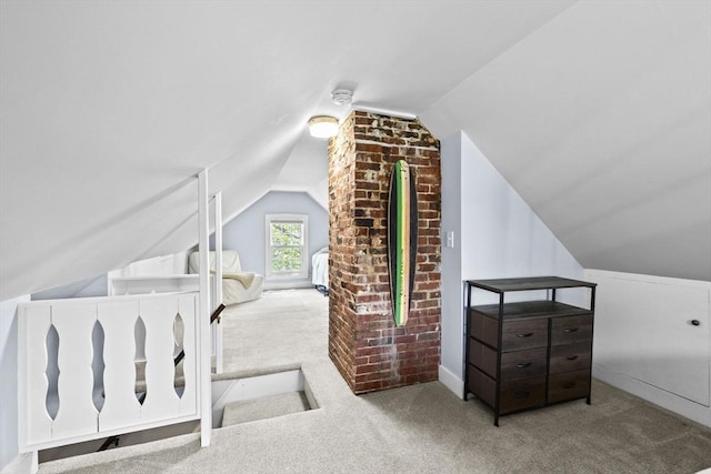 112 Hollett St, Scituate, MA 02066 - bedroom featuring lofted ceiling and carpet floors