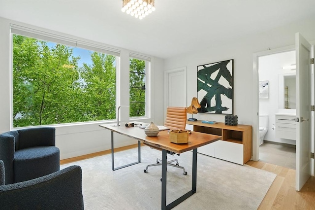 91 Kirkland St Unit 91, Cambridge, MA 02138 - office area with wood finished floors