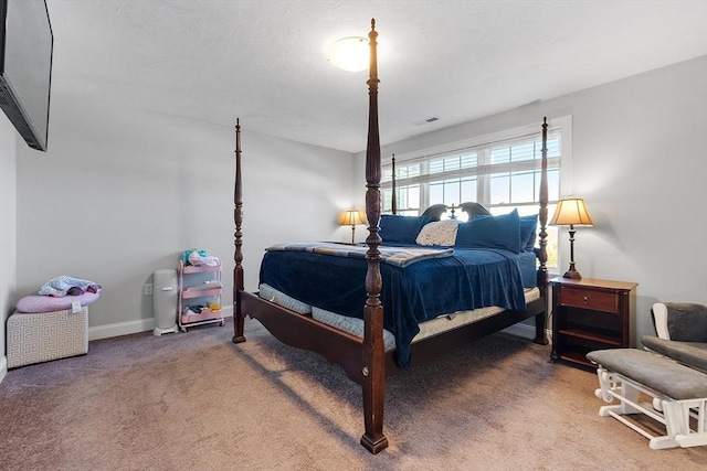 bedroom featuring carpet flooring