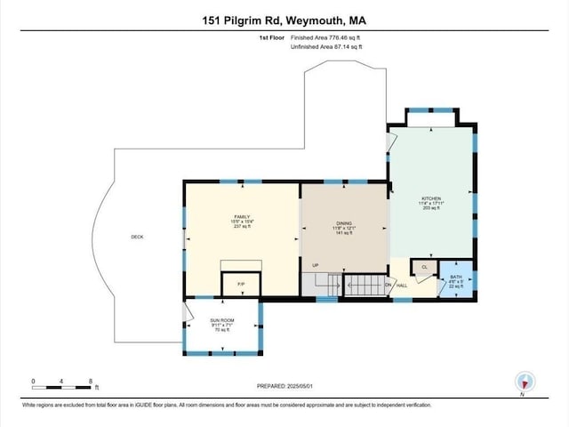 151 Pilgrim Rd, Weymouth, MA 02191 - home floor plan