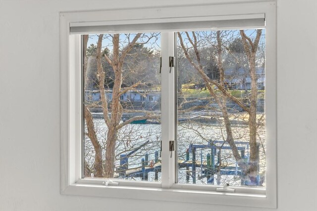 room details with a water view