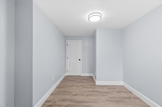 interior space featuring light wood-type flooring