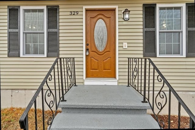 view of entrance to property