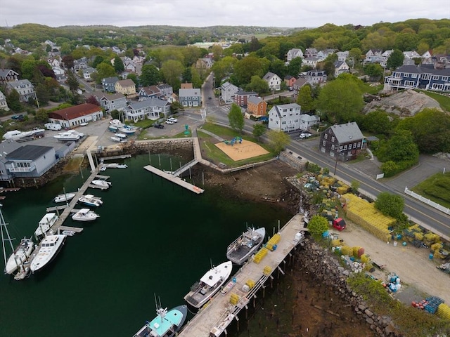 74 E Main St Unit 3, Gloucester, MA 01930 - aerial perspective of suburban area featuring a large body of water