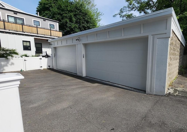 16 Walker St Unit 16, Medford, MA 02155 - detached garage featuring a gate