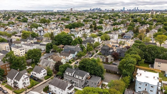 16 Walker St Unit 16, Medford, MA 02155 - aerial overview of property's location featuring nearby suburban area