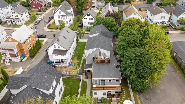 16 Walker St Unit 16, Medford, MA 02155 - aerial perspective of suburban area