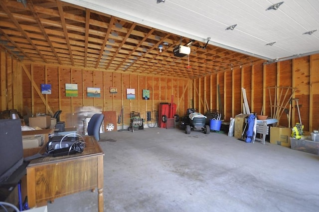 706 Washington St, East Bridgewater, MA 02333 - garage with a garage door opener