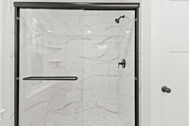 27 Leonard St Unit 27, Bridgewater, MA 02324 - bathroom featuring a marble finish shower