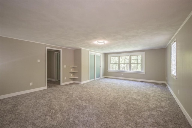 313 Bennett Rd, Hampden, MA 01036 - carpeted spare room with crown molding and baseboards