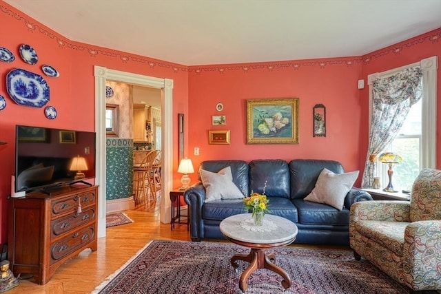 70 Main St, Northborough, MA 01532 - living area featuring wood finished floors
