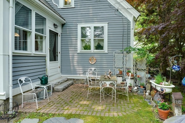 70 Main St, Northborough, MA 01532 - view of patio / terrace featuring entry steps