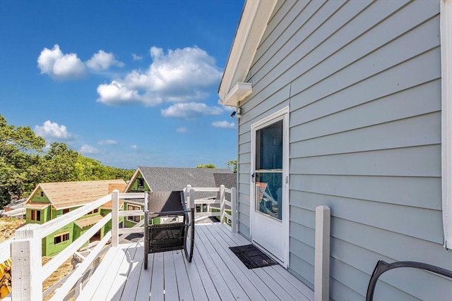 419 Poplar St, Boston, MA 02131 - view of deck