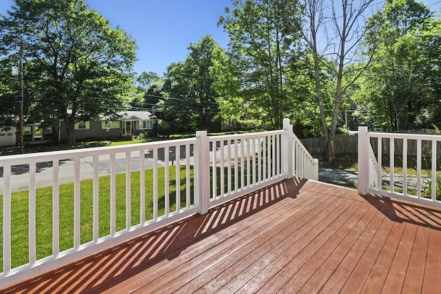 66 Squantum Rd, Jaffrey, NH 03452 - wooden deck with a lawn
