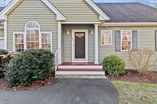 view of entrance to property