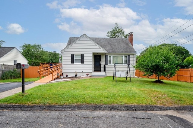 96 Calumet Ave, Worcester, MA 01606 - view of front facade with a chimney and a shingled roof