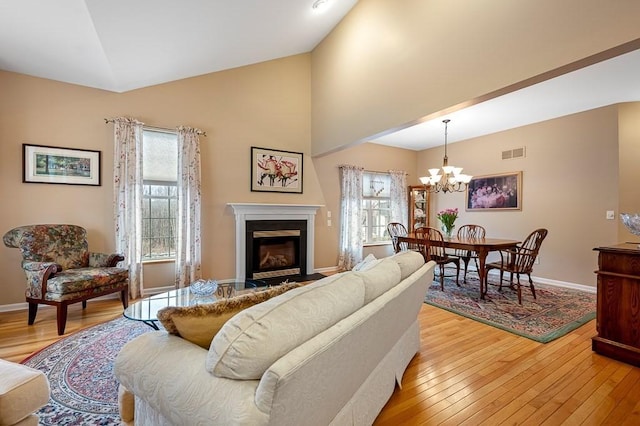 9 Summerfield Dr Unit 8, Grafton, MA 01560 - living room featuring light wood-style floors, visible vents, and baseboards