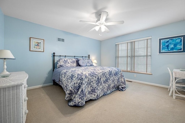 9 Summerfield Dr Unit 8, Grafton, MA 01560 - carpeted bedroom with visible vents, ceiling fan, and baseboards