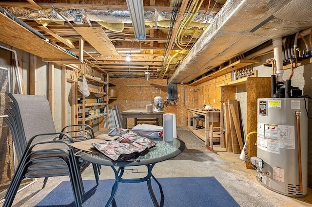 9 Summerfield Dr Unit 8, Grafton, MA 01560 - unfinished basement with gas water heater