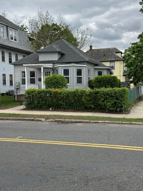 423 Orange St, Springfield, MA 01108 - view of front of home with a shingled roof