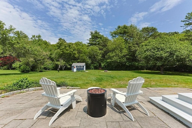 88 Amelia Way, Barnstable, MA 02648 - view of patio / terrace with a storage unit