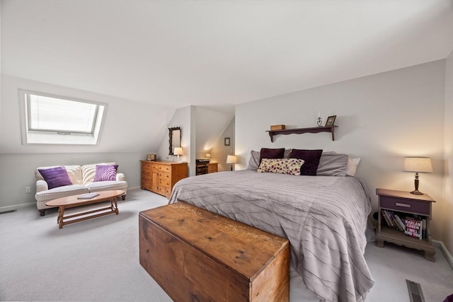 88 Amelia Way, Barnstable, MA 02648 - bedroom featuring carpet flooring, vaulted ceiling, and a skylight