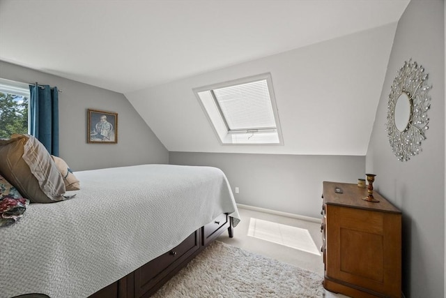 88 Amelia Way, Barnstable, MA 02648 - bedroom featuring vaulted ceiling and light carpet