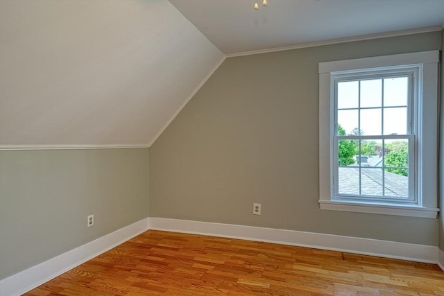 14 Mountain Ave, Marlborough, MA 01752 - additional living space with lofted ceiling, light wood finished floors, and baseboards