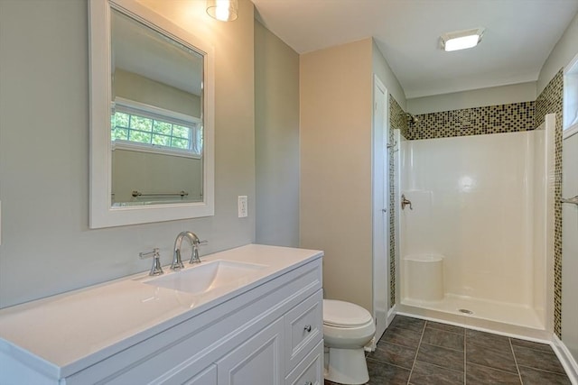 14 Mountain Ave, Marlborough, MA 01752 - full bathroom featuring toilet, a shower stall, and vanity