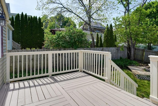 14 Mountain Ave, Marlborough, MA 01752 - wooden terrace with fence