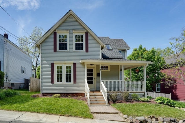 14 Mountain Ave, Marlborough, MA 01752 - view of front of home featuring a porch and roof with shingles