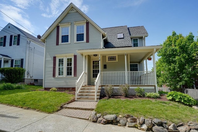 14 Mountain Ave, Marlborough, MA 01752 - view of front of property featuring a porch and roof with shingles