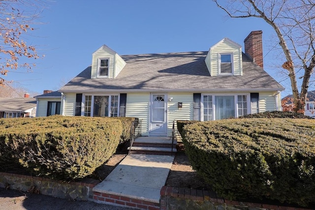 view of cape cod-style house