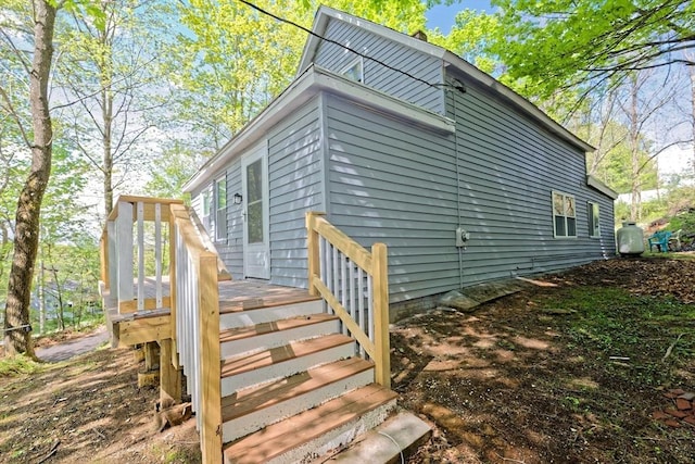view of side of property