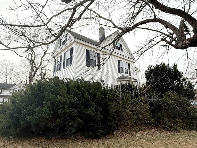 view of side of property