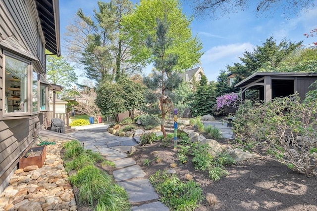 view of yard