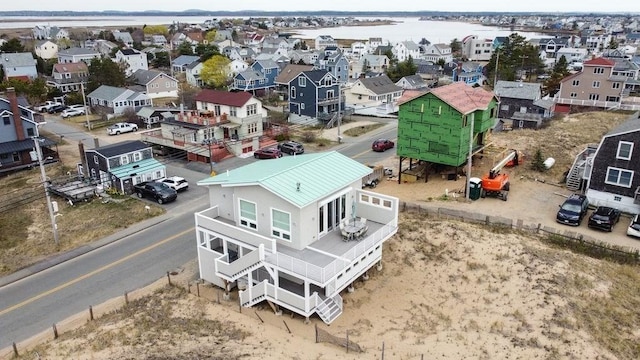 32 Northern Blvd, Newbury, MA 01951 - drone / aerial view featuring a water view and a residential view