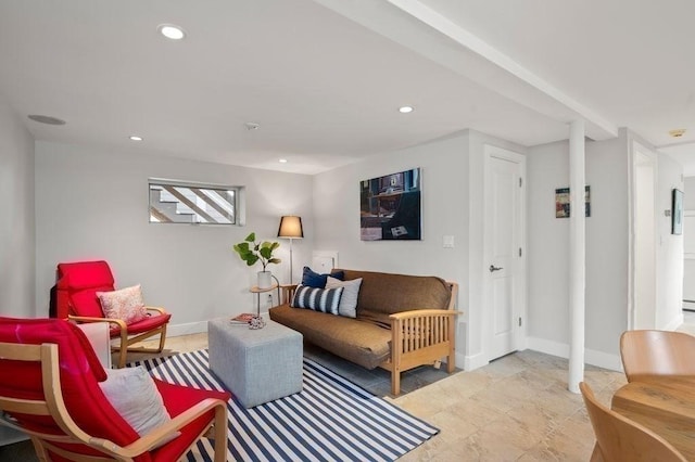 32 Northern Blvd, Newbury, MA 01951 - living area with baseboards and recessed lighting